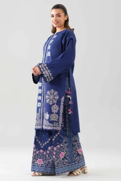2 Piece - Digital Printed Embroidered Suit - 42601090