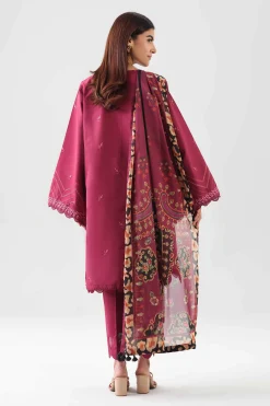 3 Piece - Digital Printed Embroidered Suit - 42601072