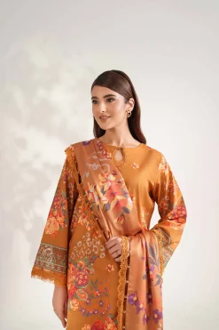 3 Piece - Digital Printed Embroidered Suit - 42502219