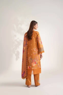3 Piece - Digital Printed Embroidered Suit - 42502219
