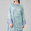 3 Piece - Digital Printed Embroidered Suit - 42601839