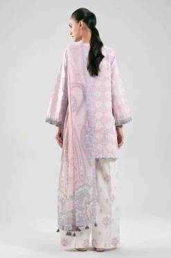 3 Piece - Digital Printed Embroidered Suit - 42601362