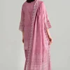 3 Piece - Digital Printed Embroidered Suit - 42601843