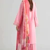 3 Piece - Digital Printed Embroidered Suit - 42601544