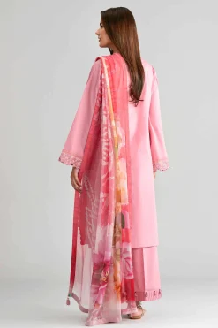 3 Piece - Digital Printed Embroidered Suit - 42601544