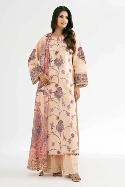 3 Piece - Digital Printed Embroidered Suit - 42501711