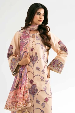3 Piece - Digital Printed Embroidered Suit - 42501711