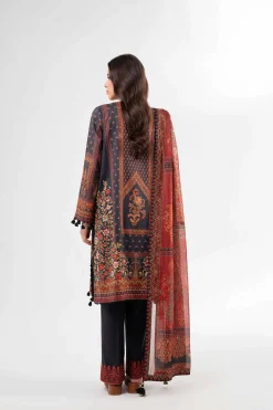 3 Piece - Digital Printed Embroidered Suit - 42502138