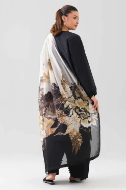 3 Piece - Digital Printed Embroidered Suit - 42601075