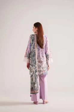 3 Piece - Digital Printed Embroidered Suit - 42502651