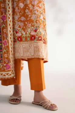 3 Piece - Digital Printed Embroidered Suit - 42502647