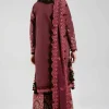 3 Piece - Digital Printed Embroidered Suit - 42601401