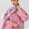 3 Piece - Digital Printed Embroidered Suit - 42601077
