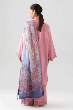 3 Piece - Digital Printed Embroidered Suit - 42601077