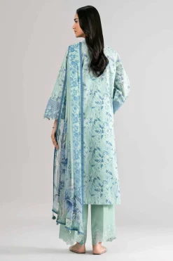 3 Piece - Digital Printed Embroidered Suit - 42601751