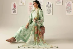 3 Piece - Digital Printed Embroidered Suit - 42601909