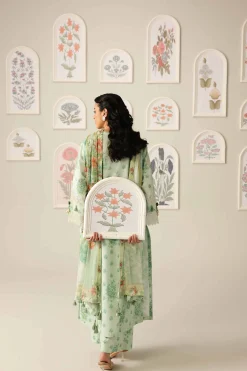 3 Piece - Digital Printed Embroidered Suit - 42601909