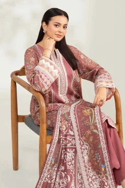 3 Piece - Digital Printed Embroidered Suit - 42502645