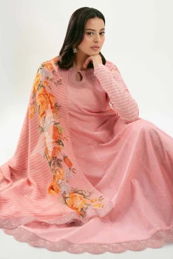 3 Piece - Digital Printed Embroidered Suit - 42619518