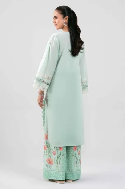 2 Piece - Digital Printed Embroidered Suit - 42601414