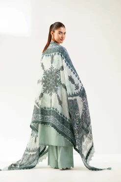 3 Piece - Digital Printed Embroidered Suit - 42501832