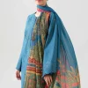 3 Piece - Digital Printed Embroidered Suit - 42601073