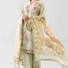 3 Piece - Digital Printed Embroidered Suit - 42601074