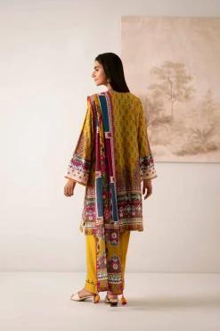 3 Piece - Digital Printed Embroidered Suit - 42502646