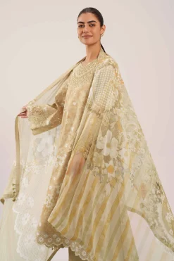 3 Piece - Digital Printed Embroidered Suit - 42601215
