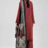3 Piece - Digital Printed Embroidered Suit - 42601349