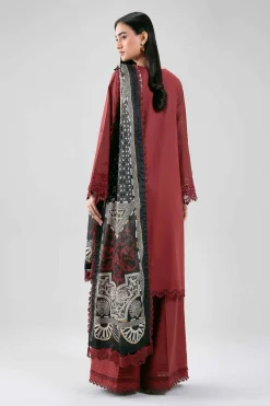 3 Piece - Digital Printed Embroidered Suit - 42601349
