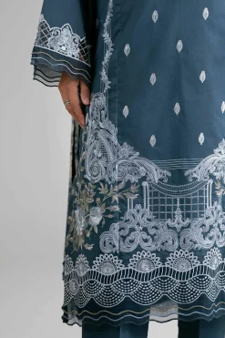 3 Piece - Digital Printed Embroidered Suit - 42601731