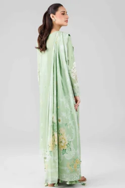 3 Piece - Digital Printed Embroidered Suit - 42601840