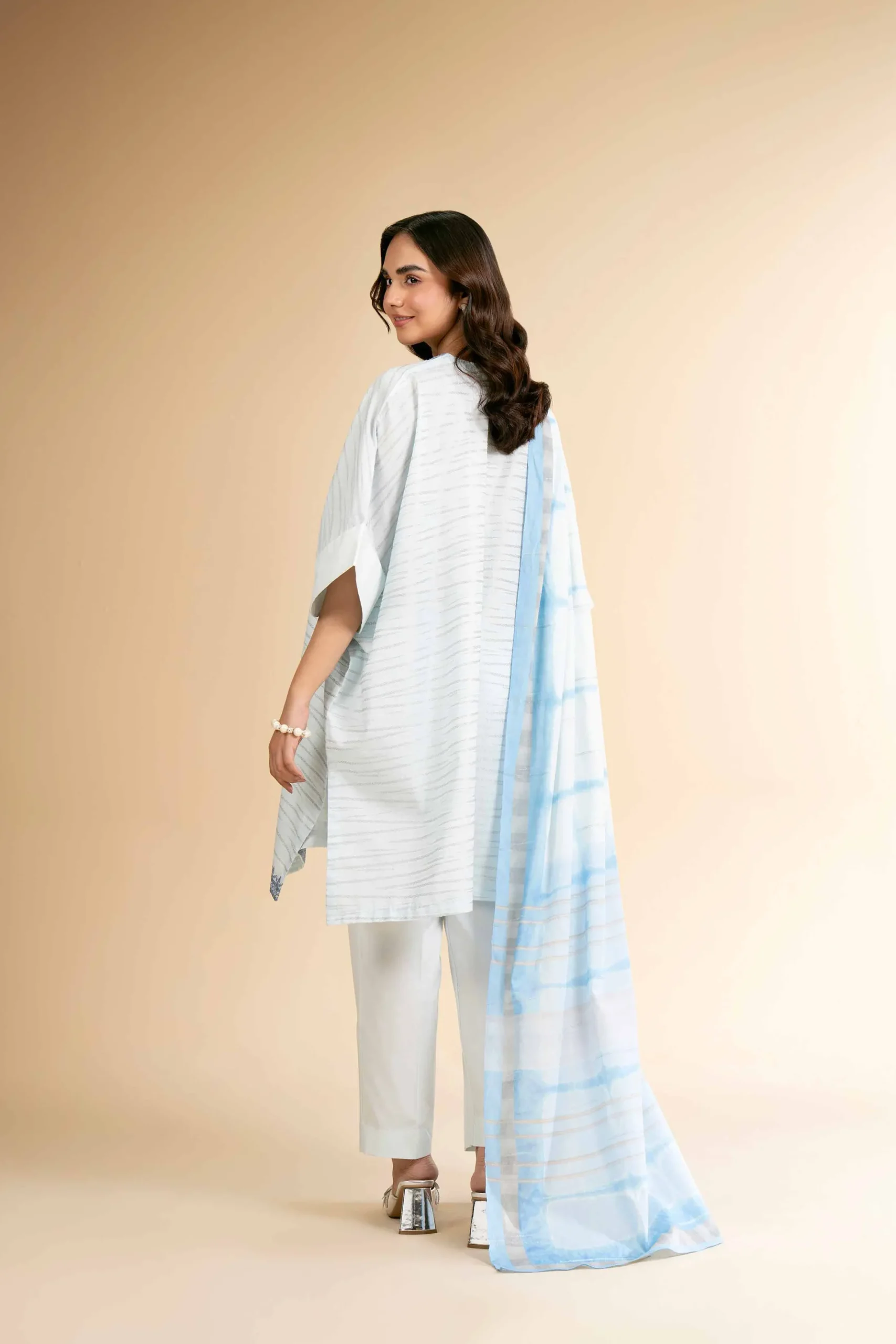 3 Piece - Digital Printed Embroidered Suit - 42501636