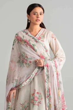 3 Piece - Digital Printed Embroidered Suit - 42601912