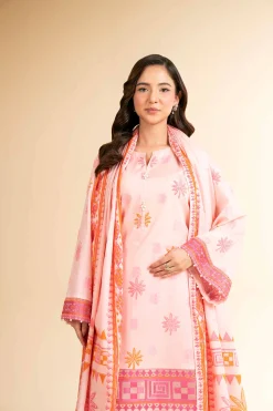 3 Piece - Digital Printed Embroidered Suit - 42501631