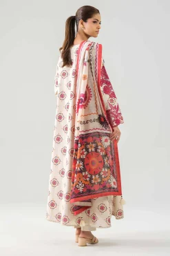 3 Piece - Digital Printed Embroidered Suit - 42502863