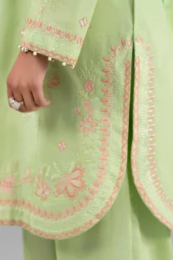 3 Piece - Digital Printed Embroidered Suit - 42601530