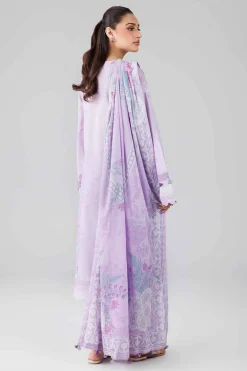 3 Piece - Digital Printed Embroidered Suit - 42601836