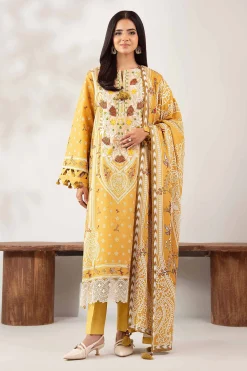 3 Piece - Digital Printed Embroidered Suit - 42502649
