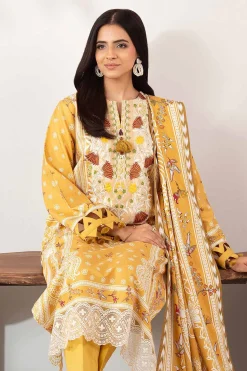 3 Piece - Digital Printed Embroidered Suit - 42502649