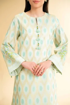 3 Piece - Digital Printed Embroidered Suit - 42501629