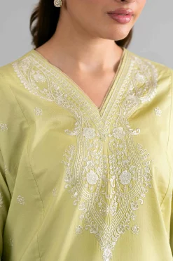 3 Piece - Digital Printed Embroidered Suit - 42601729