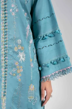 3 Piece - Digital Printed Embroidered Suit - 42601343