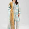 3 Piece - Digital Printed Embroidered Suit - 42601206