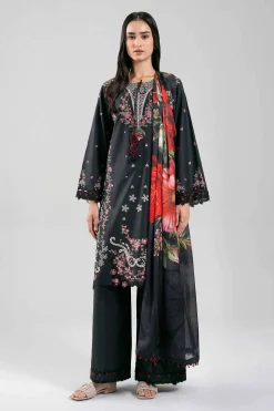 3 Piece - Digital Printed Embroidered Suit - 42601308