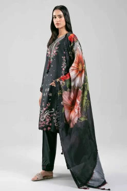 3 Piece - Digital Printed Embroidered Suit - 42601308