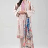 3 Piece - Digital Printed Embroidered Suit - 42601336