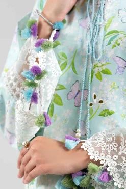 3 Piece - Digital Printed Embroidered Suit - 42601397