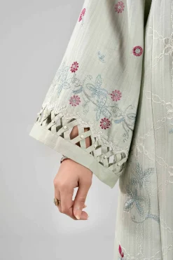 3 Piece - Digital Printed Embroidered Suit - 42601315